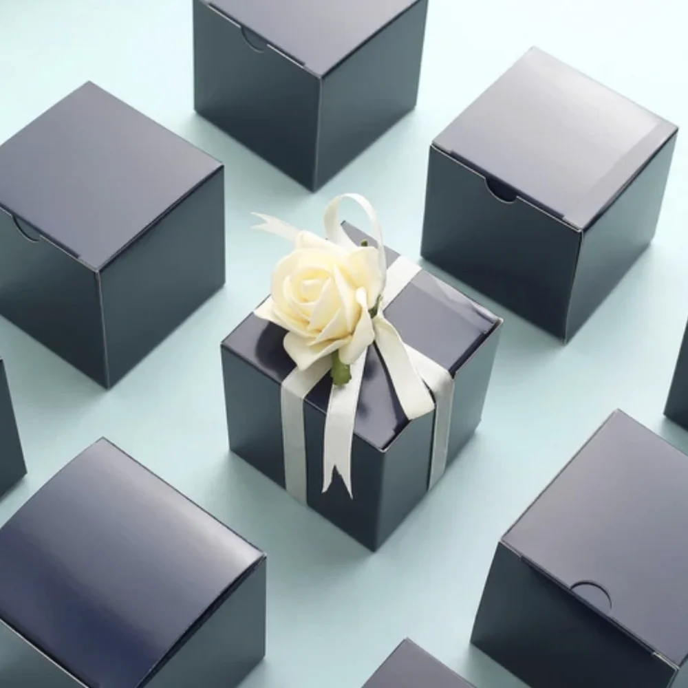 200 Count Black Party Favor Boxes